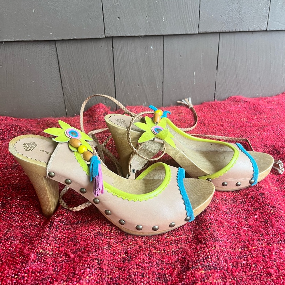 Sexy, Colorful High-Style Women's Heeled Sandals